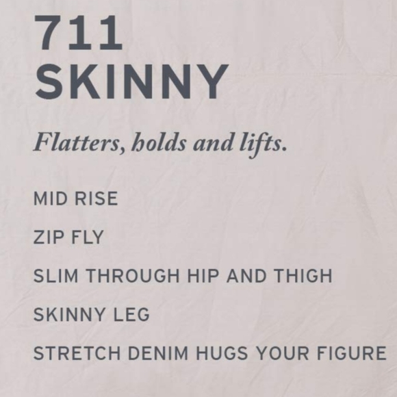 Levi's 711 Skinny Jeans - Picture 5 of 5